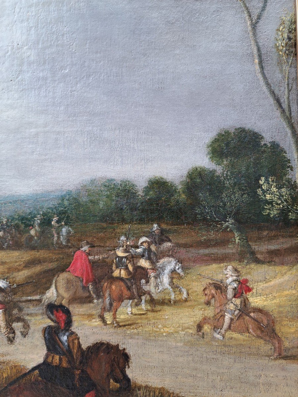 Pieter Meulener (1602-1654), L’attaque Du Convoi, Grand Format