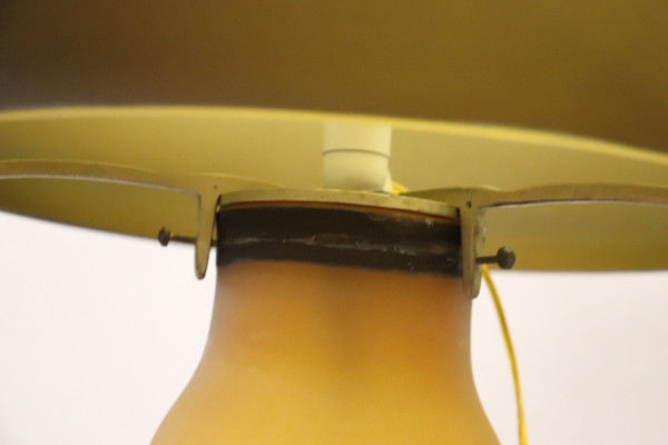 High Table Lamp in Cameo Art Glass