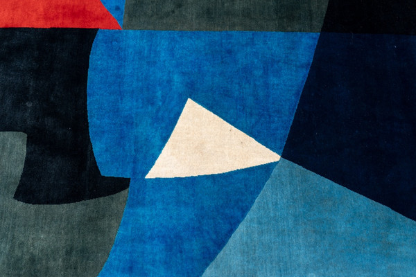 Hand-woven tapestry inspired by Serge Poliakoff. Year 2023. LS58095509E
