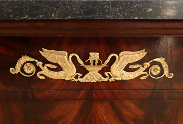 Enfilade en Ronce d’Acajou, style Retour d’Égypte – Début XXe