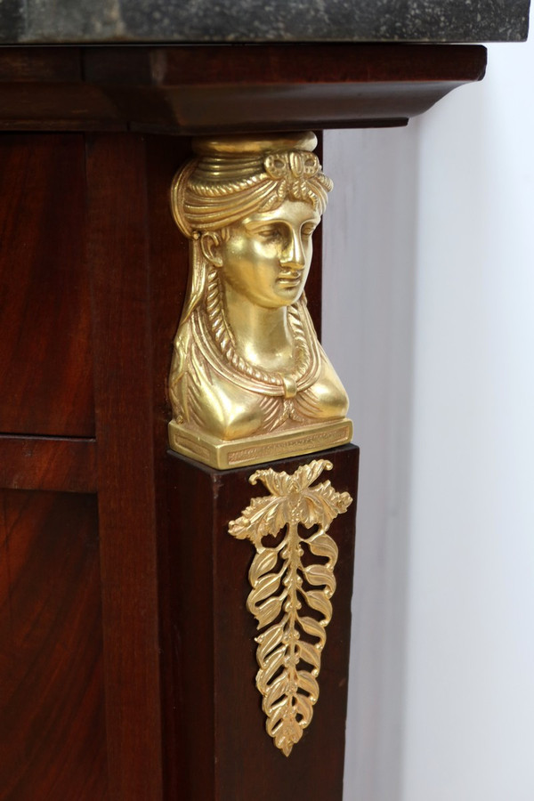 Enfilade en Ronce d’Acajou, style Retour d’Égypte – Début XXe
