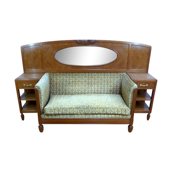 Sofa in Lemonwood, Art Deco - 1930