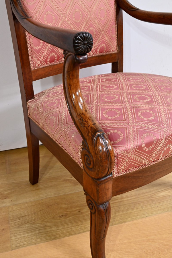 Paire de Fauteuils en Acajou, époque Restauration – Début XIXe