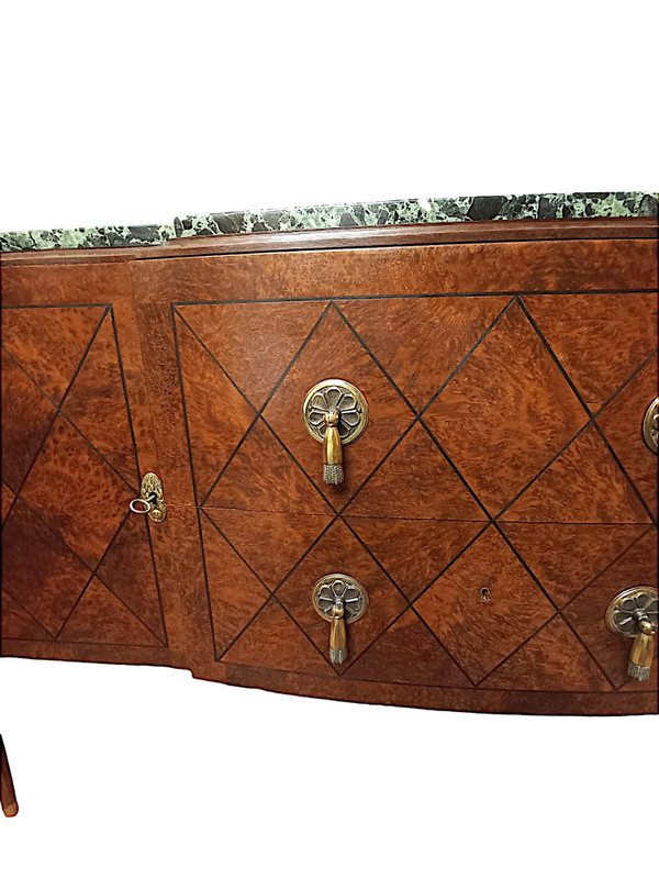 Commode Marquetée Art Déco De Coene frères