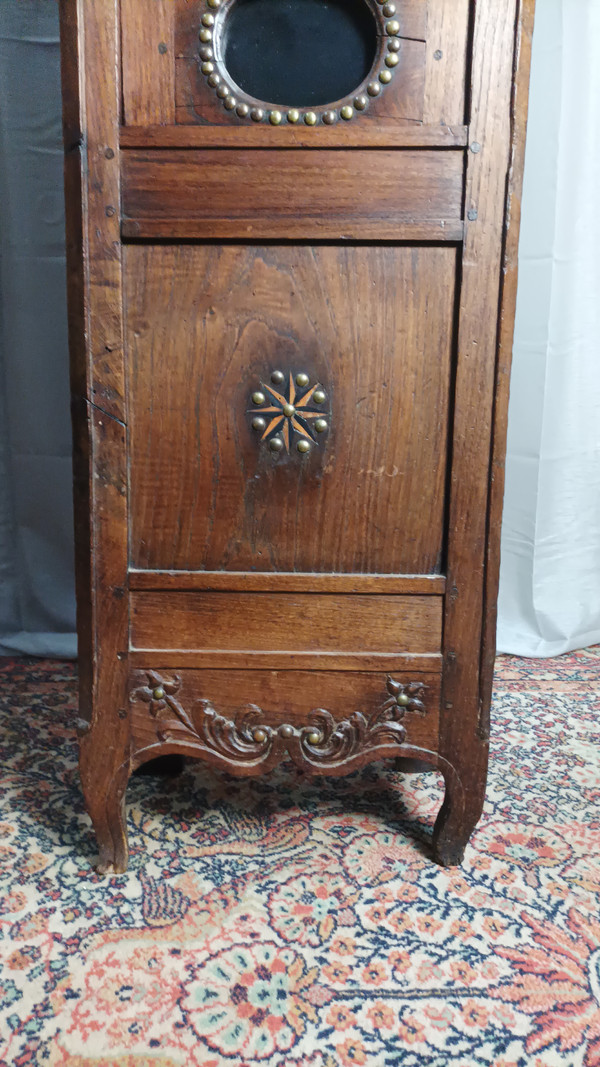 19th century Breton chestnut Comtoise clock