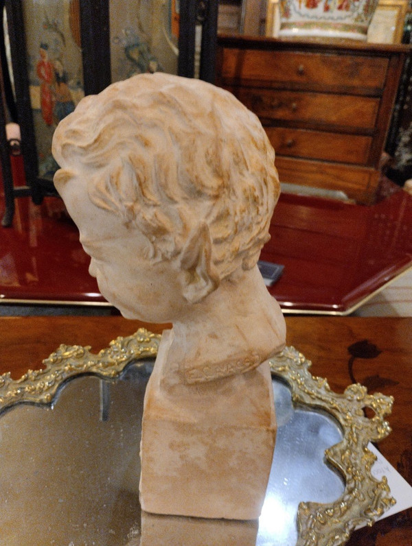 Büste - Bacchus- Terrakotta - André Cavacos - V. 1930.