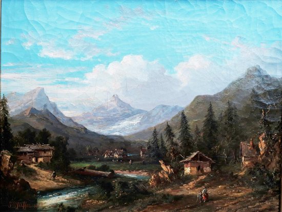 Josef PFEIFFER - Mountain Landscape