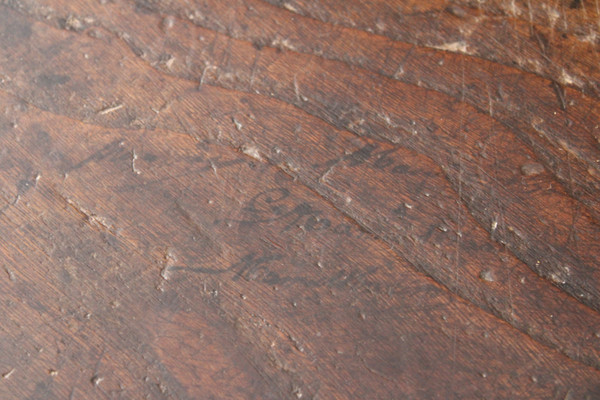Oak table, late 17th century
