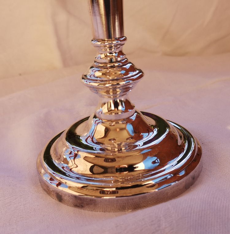 Pair of Christofle 5-branch candelabra, Albi model