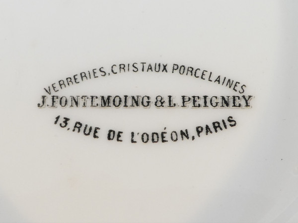 Porcelain PHARMACIE jar from PARIS "FONTEMOING & PEIGNEY" UNG : MATRIS