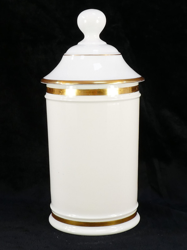 Pot a PHARMACIE en Porcelaine de PARIS "FONTEMOING & PEIGNEY" UNG : STYRACIS
