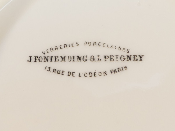 Pot a PHARMACIE en Porcelaine de PARIS "FONTEMOING & PEIGNEY" UNG : STYRACIS