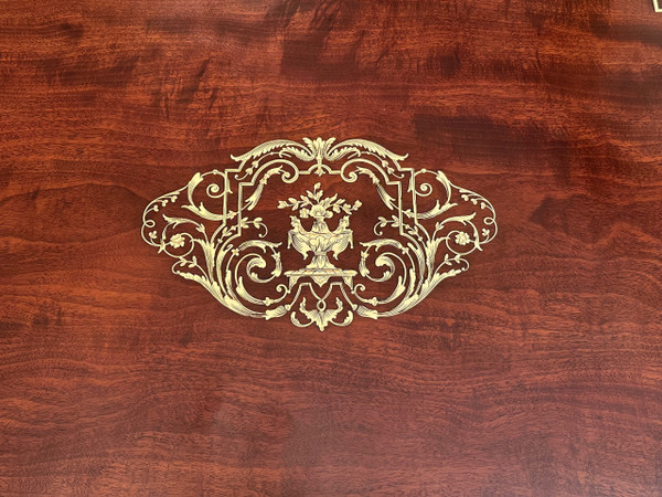 Table A Jeux En Acajou De Style Louis XVI Epoque Napoleon III