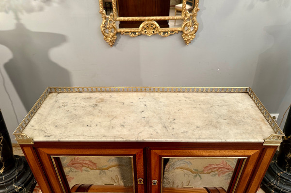 Petit Bureau A Cylindre Bonheur du Jour d'Epoque Louis XVI Vers 1780
