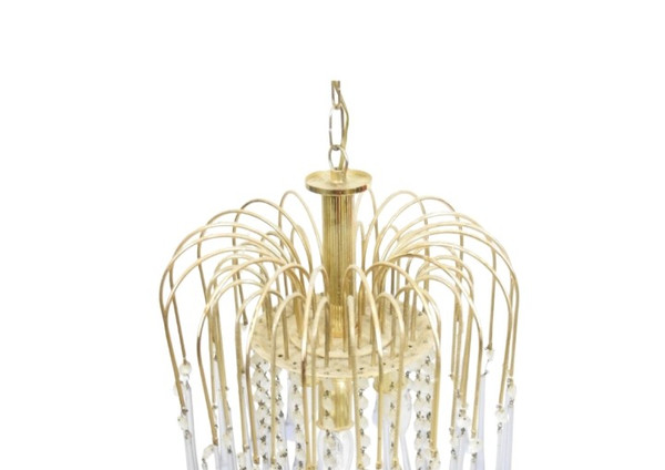 Lampadario Cascade in vetro di murano (blu)