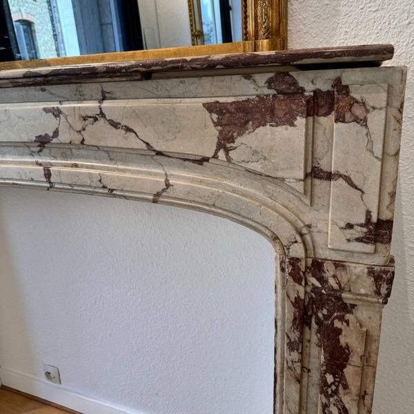 Louis XIV mantel - 17th century - 160x28x122" (160x28x122")