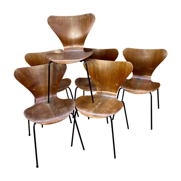 Chaises Jacobsen serie 7