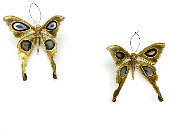 butterfly sconces by Henri Fernandez