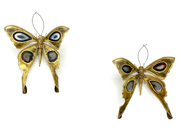 butterfly sconces by Henri Fernandez