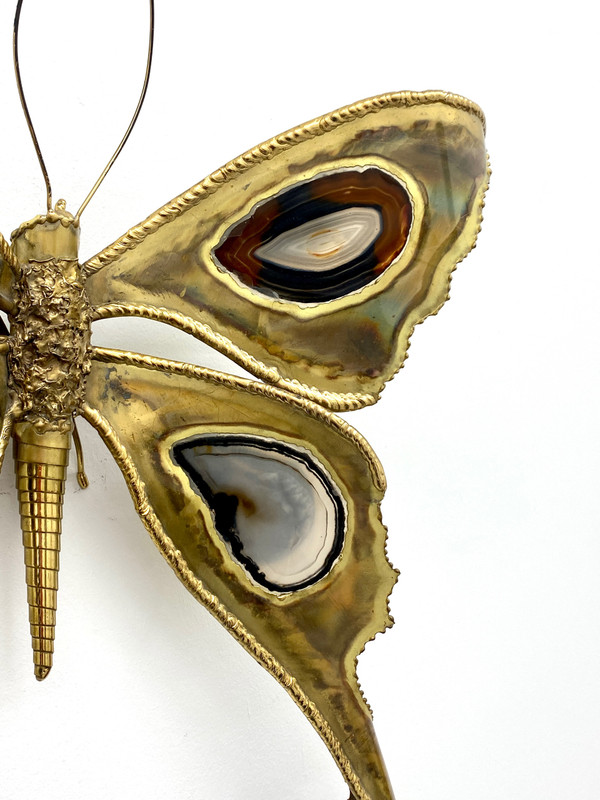 butterfly sconces by Henri Fernandez
