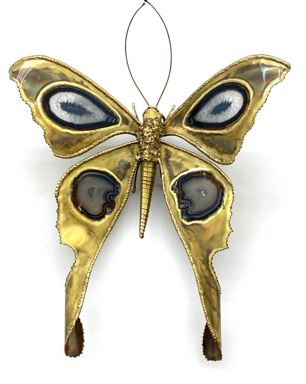 butterfly sconces by Henri Fernandez