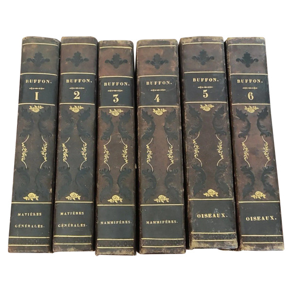 6 Libri Opere complete di BUFFON