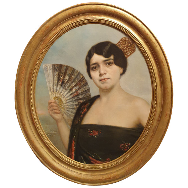 Francisco PARERA - Porträt einer jungen spanischen Frau