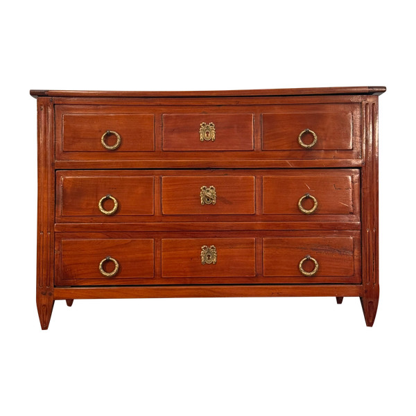 Piccolo cassettone in mogano di epoca Luigi XVI 1780 circa
