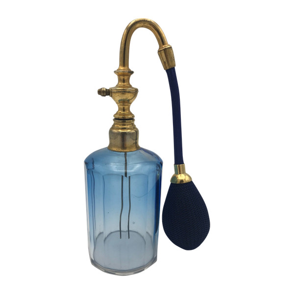 Cristal bleu perfume atomizer