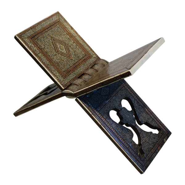 Porta Corano a Khatam-kari, Persia, XIX secolo.