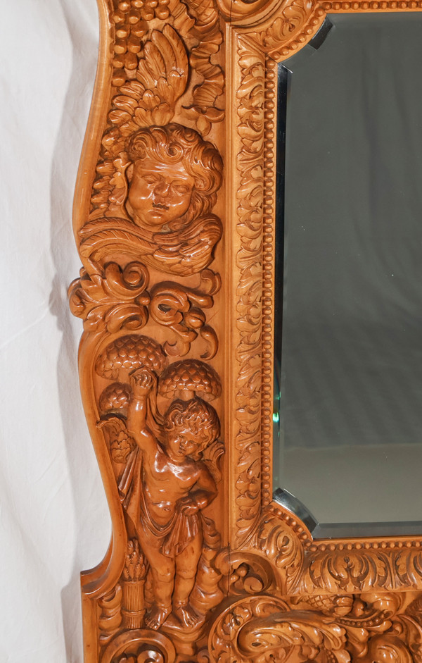 Geschnitzter Spiegel im Regency-Stil Mitte 20.