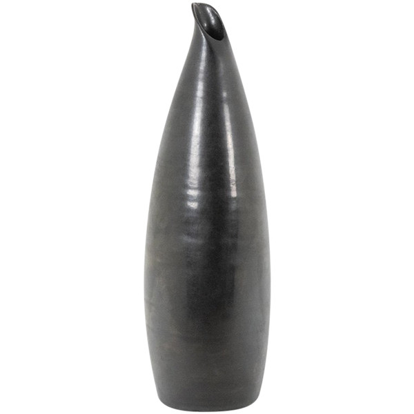 Les Potiers d’Accolay. Vase in turned earthenware. Circa 1955. LS5990509H