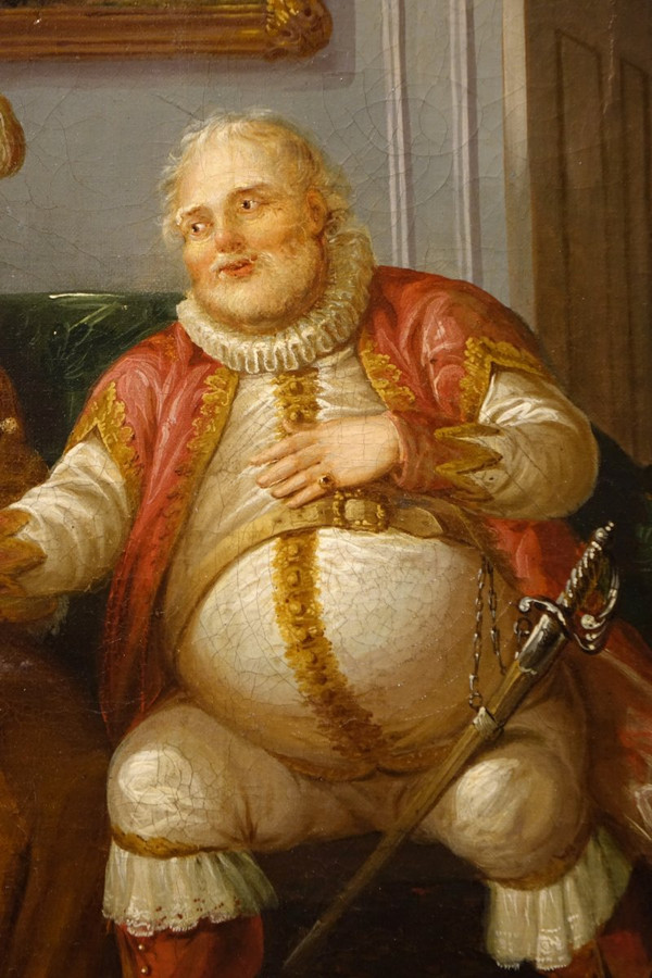 „Falstaff“, Öl auf Leinwand, Englische Schule, 19. Jh.