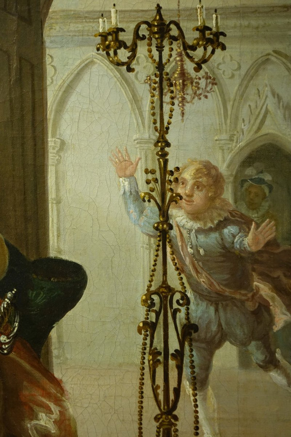 „Falstaff“, Öl auf Leinwand, Englische Schule, 19. Jh.