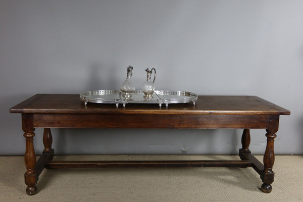 Table centerpiece in silver-plated bronze