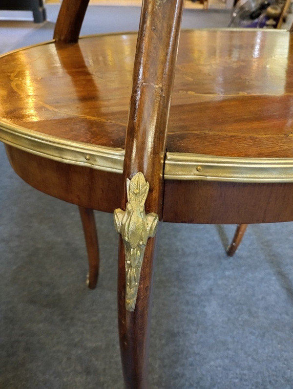 Tea Table - Mahogany - Louis XV - Late 19th Century