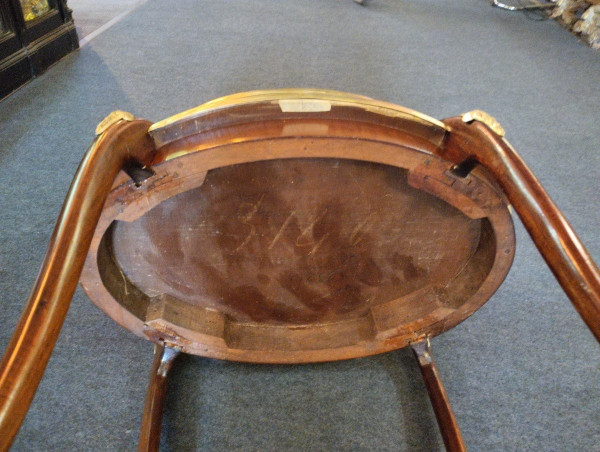 Tea Table - Mahogany - Louis XV - Late 19th Century