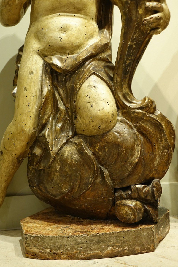 Pair of large Baroque statues, Germany or Bohemia-Moravia, 17th c.