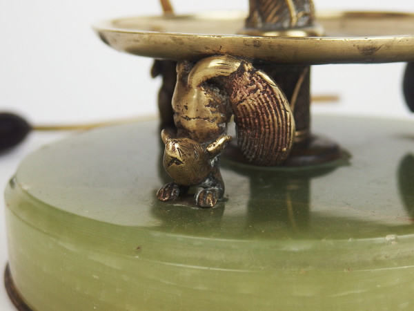Lampe  en bronze Asie
