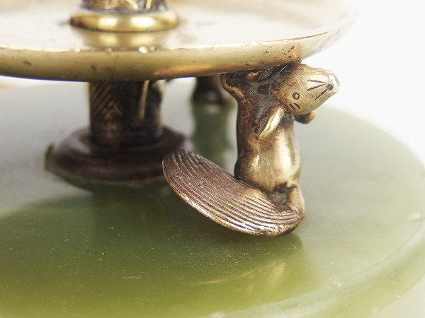 Lampe  en bronze Asie