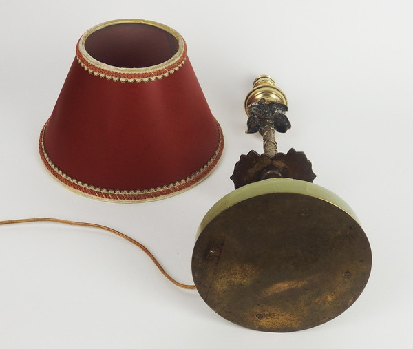 Lampe  en bronze Asie