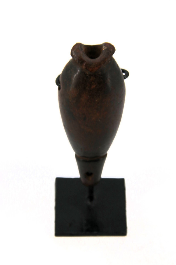 Nice set of three MOSSI whistles from Burkina Faso