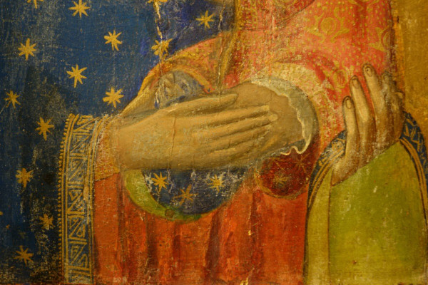 Portable altar representing the Virgin and Child, Italy, 19th century.