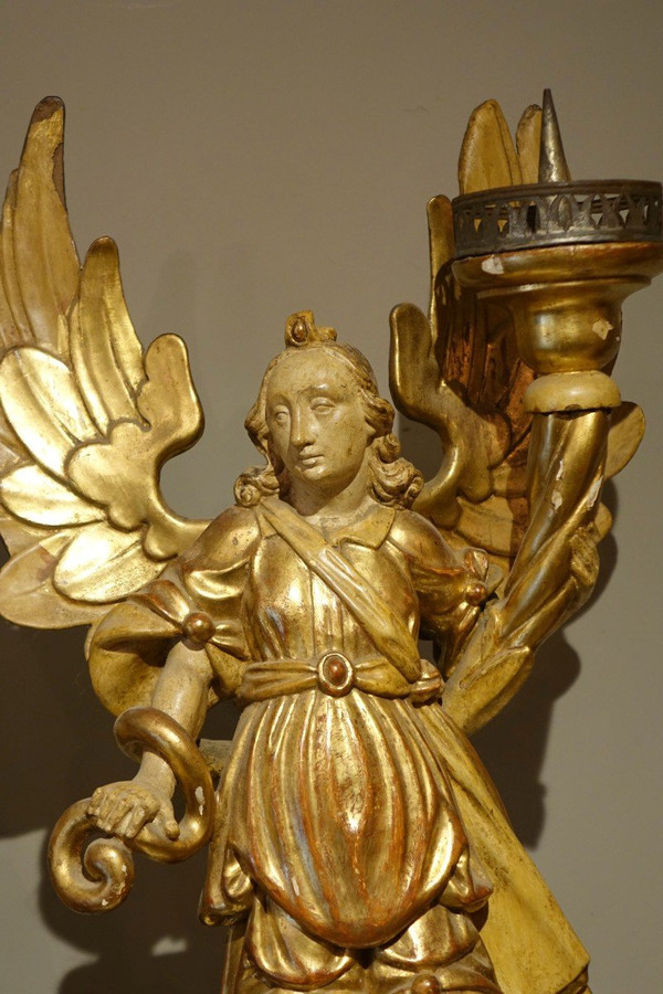 Quattro angeli ceroferari, Italia o Provenza, XVII sec.
