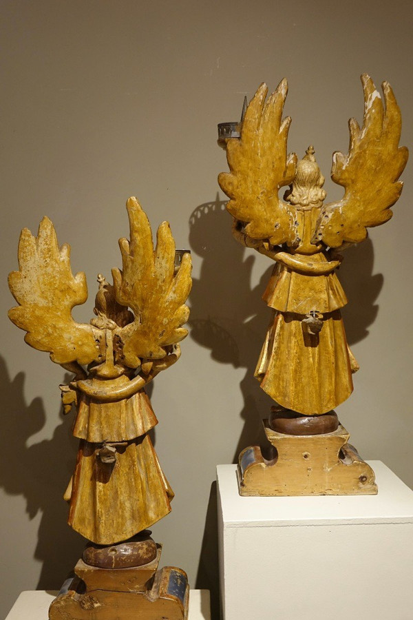Quattro angeli ceroferari, Italia o Provenza, XVII sec.