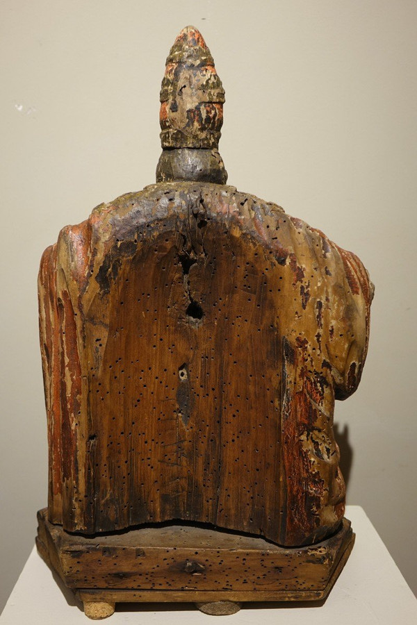 Trinità di legno intagliata a tutto tondo, Germania, 1550 circa