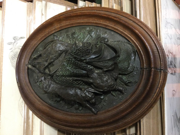 Jagdtrophäe aus dem 19. Jahrhundert 