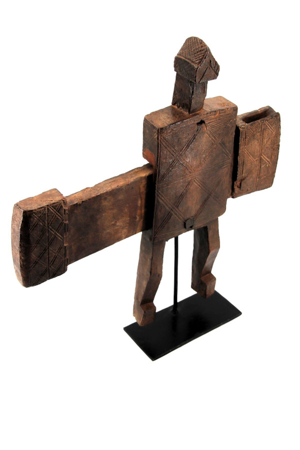 MOSSI anthropomorphic door lock from Burkina Faso