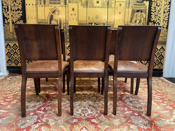 Suite de 6 chaises Art Déco 