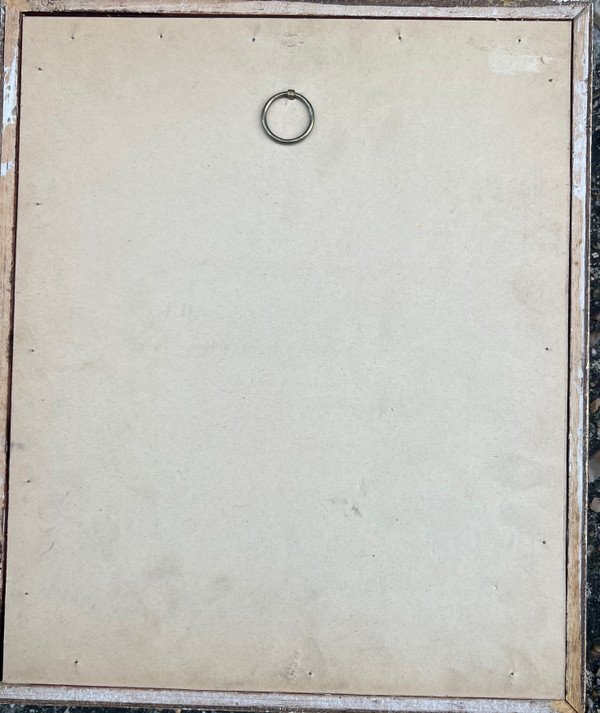 Gemälde der französischen Schule des 19. Jahrhunderts, signiert, elegantes Ball-Genre-Szene-Aquarell 